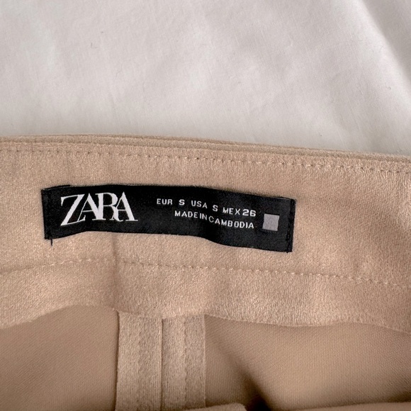 ZARA Suede Mini Skirt - Picture 10 of 12